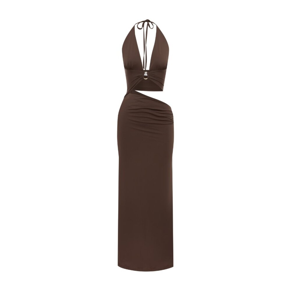 NWT Lumia Halter Cutout Maxi Dress - Picture 4 of 7
